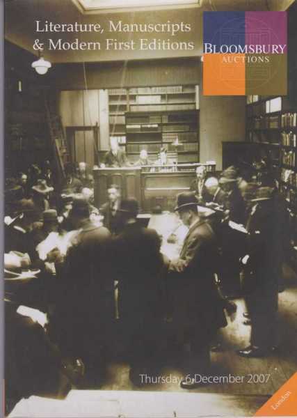 Literature, Manuscripts & Modern First Editions Sale 634