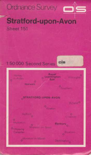 Ordnance Survey: Stratford-Upon-Avon Sheet 151[1:50 000 Second Series]