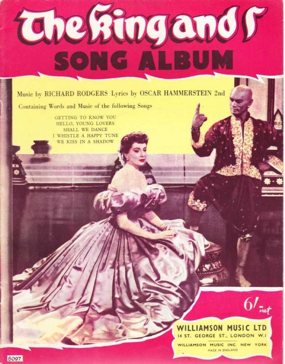 The King And I Song Album