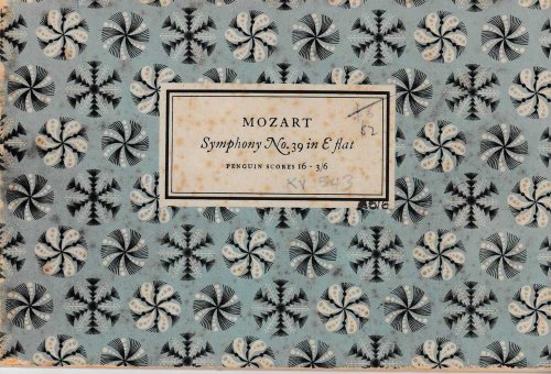 Mozart: Symphony No. 39 in E Flat [Penguin Scores 16]