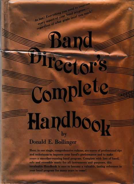 Band Director's Complete Handbook
