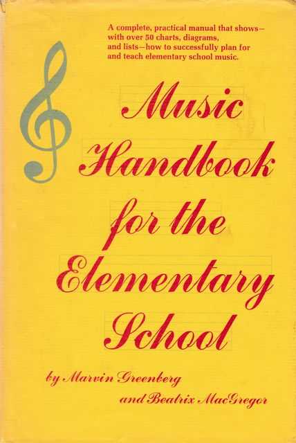 Music Handbook for the Elementary School
