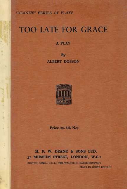 Too Late for Grace - a Play