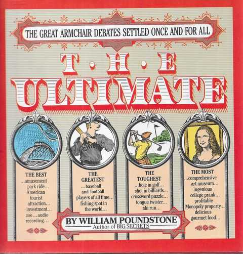 The Ultimate: The Great Armchair Debates Settled Once and For All
