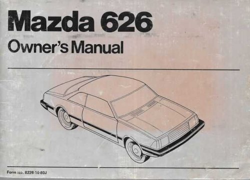 Mazda 626 Owner's Manual
