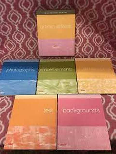 Creating Keepsakes Collection - Artistic Effects: Embellishments; Photographs; Backgrounds; Dimensional; Text [5 Book Set]