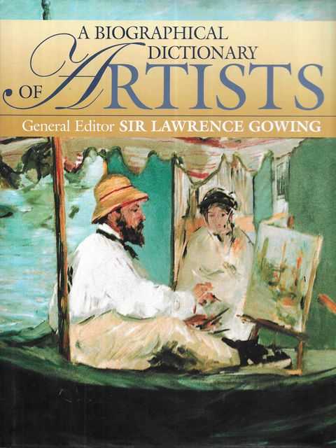 A Biographical Dictionary of Artists