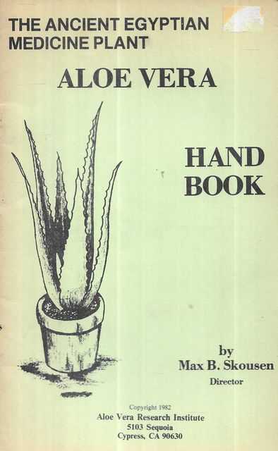 Image for Aloe Vera Hand Book - The Ancient Egyptian Medicine Plant Aloe Vera Hand Book - The Ancient Egyptian Medicine Plant