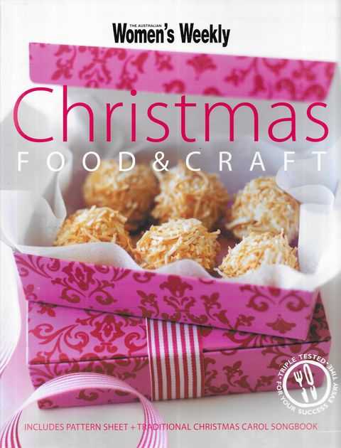 Christmas Food & Craft [Includes Pattern Sheet + Traditional Christmas Carol Songbook]