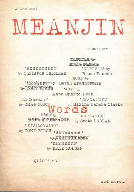 Meanjin Quarterly, Summer 2021 Volume 80, Issue 4