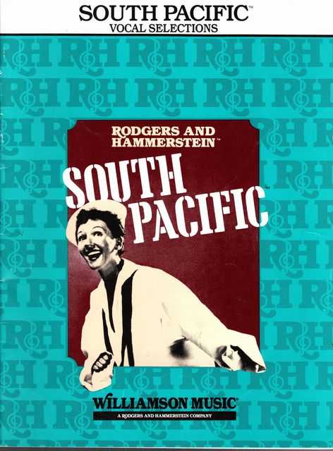 South Pacific Vocal Selections [Vocal / Piano / Chords]