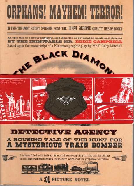 The Black Diamond Detective Agency [A :01 Picture Novel] A Rousing Tale of the Hunt for a Mysterious Train Bomber