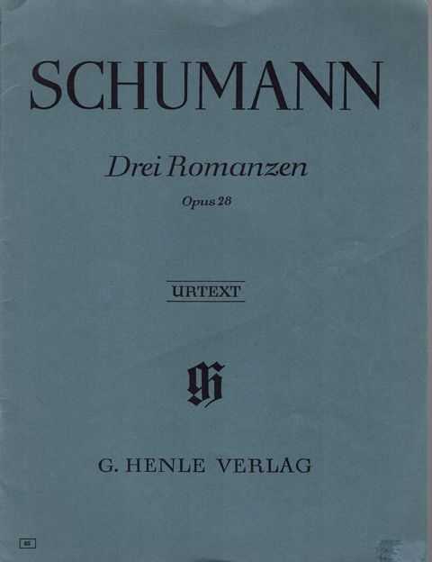 Schumann: Drei Romanzen Opus 28