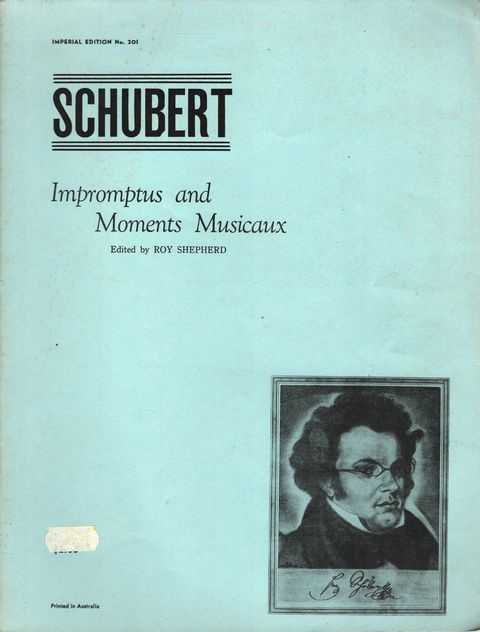 Schubert Impromptus and Moments Musicaux [Imperial Edition No. 201]