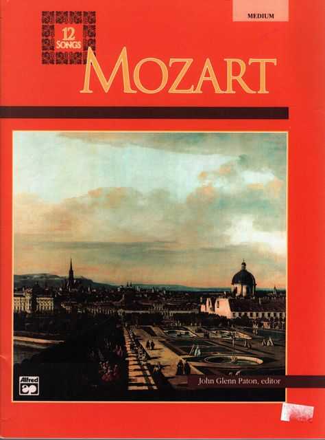Mozart - 12 Songs [Medium]