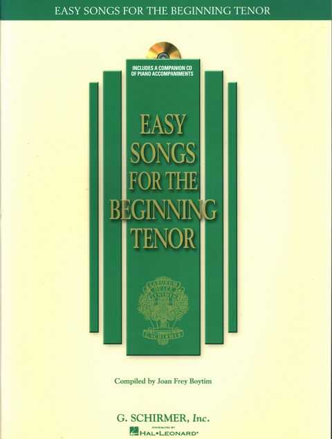 Easy Songs for the Beginning Tenor [CD Included]