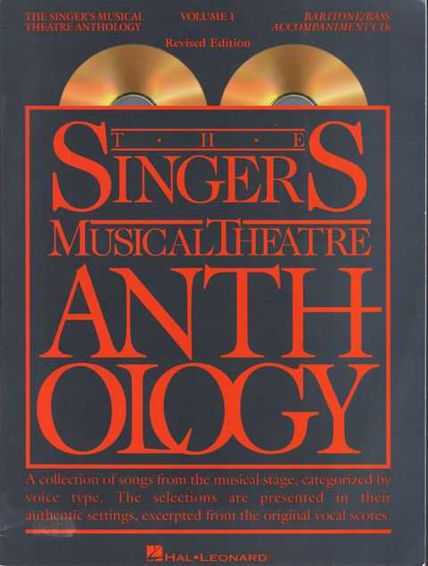 The Singers Musical Theatre Anthology Volume 1 [2 CDs with Piano Accompaniment] Baritone / Bass