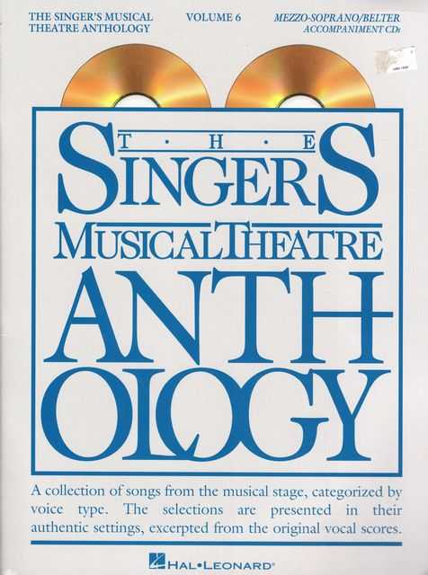 The Singers Musical Theatre Anthology Volume 6 [Mezzo-Soprano / Belter] [2 CDs with Piano Accompaniment]