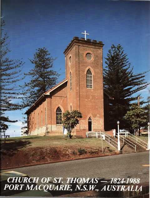 Church of St Thomas Port Macquarie, NSW Australia 1824-1988