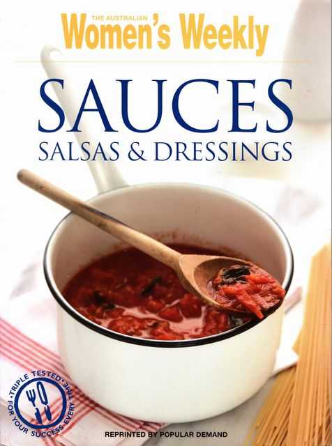 Sauces, Salsas & Dressings