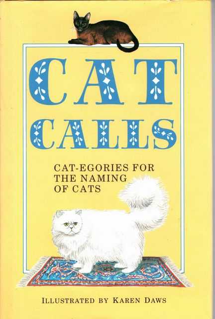 Cat Calls: Cat-Egories for The Naming of Cats