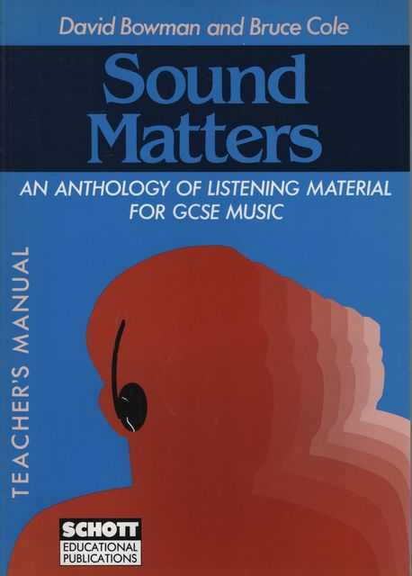 Soul Matters: An Anthology of Listening Material for GCSW Music [Teacher's Manual]