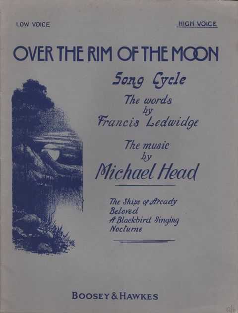 Over the Rim of the Moon - Song Cycle [High Voice] The Ships of Arcady; Beloved; A Blackbird SInging; Nocturne