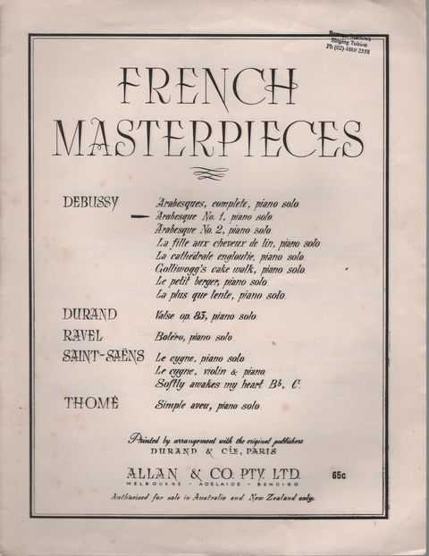 Debussy: Arabesque No. 1 Piano Solo [French Masterpieces]