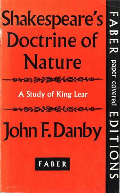 Shakespeare's Doctrine of Nature: A Study of King Lear