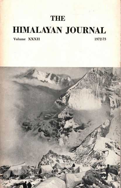 The Himalayan Journal Volume XXXII 1972-73