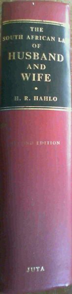 The South African Law of Husband and Wife