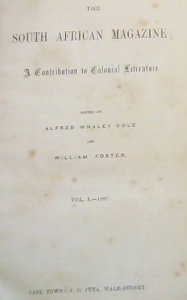 The South African Magazine - Vol 1 - 1867