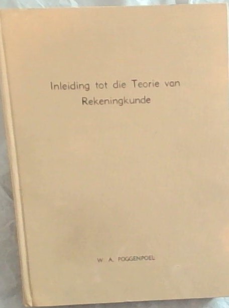 Inleiding tot die Teorie van Rekeningkunde