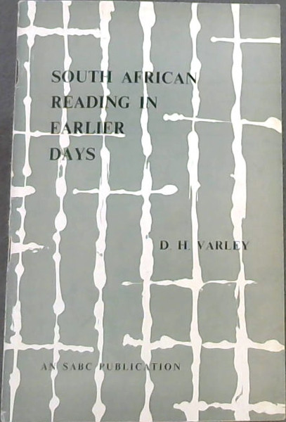 Image for South African Reading in earlier days South African Reading in earlier days