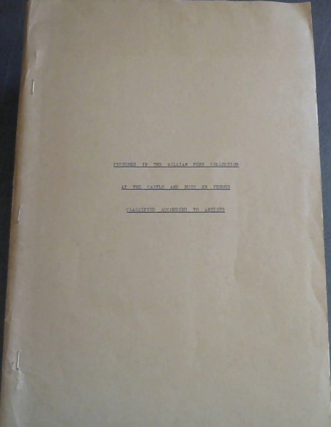 Pictures in the Willliam Fehr Collection at the Castle and Rust en Vreugd classified according to Artists