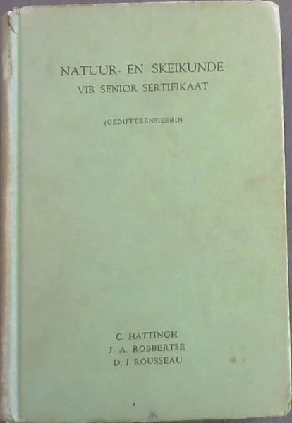 Natuur-En Skeikunde Vir Senior Sertifikaat