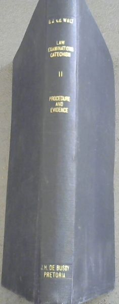 Law Examinations Catechism Volume II