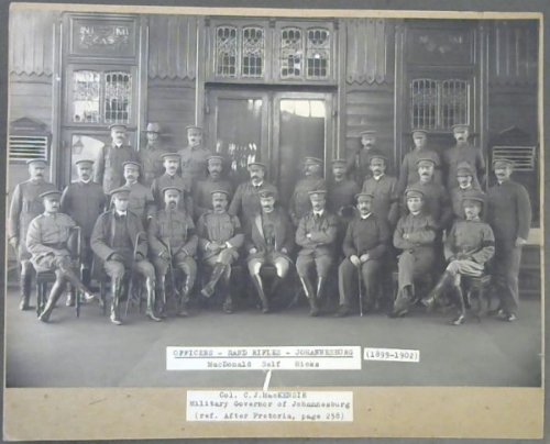 Photograph: Officers - Rand Rifles - Johannesburg, 1899-1902