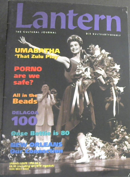 Lantern: The Cultural Journal/ Die Kultuurtydskrif