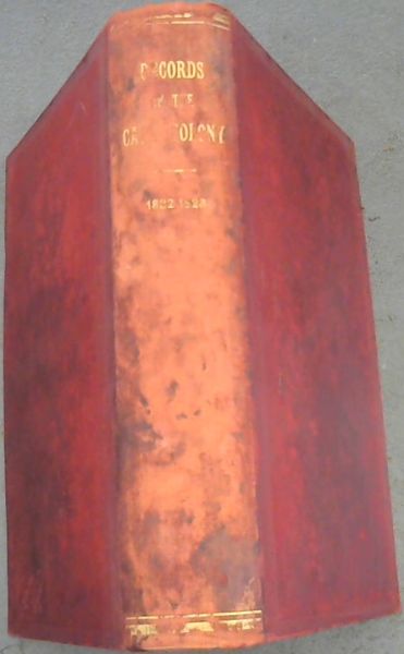 Records of the Cape Colony from August 1822 to May 1823