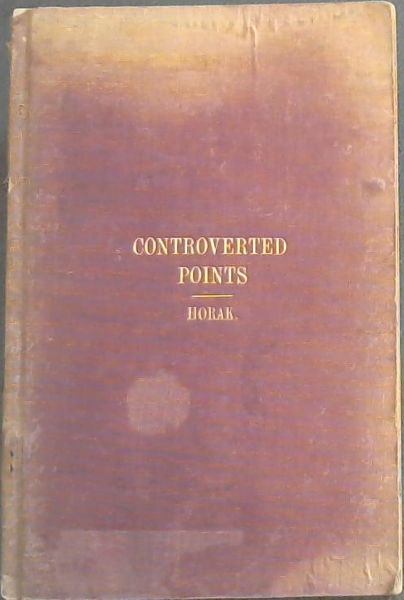 Image for Notes on Important Controverted Points of Roman-Dutch Law Notes on Important Controverted Points of Roman-Dutch Law
