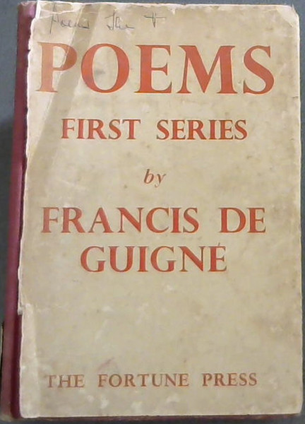 Image for Poems - First Series Poems - First Series