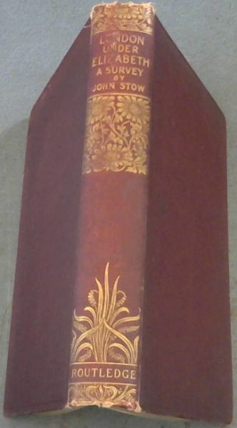 London Under Elizabeth : A Survey