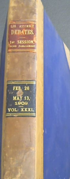 Debates of the Legislative Assembly of the Colony of Natal, Volume XXXI