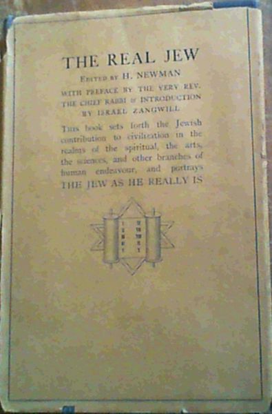 The Real Jew : Some Aspects of the Jewish Contribution to Civilization