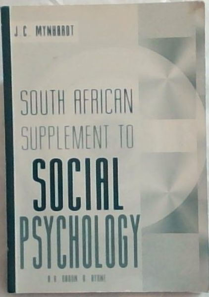 South African Supplement to Social Psychology