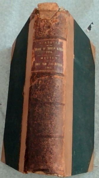Statutes of the Union of South Africa, 1916
