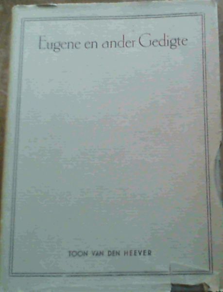 Image for Eugene en ander Gedigte Eugene en ander Gedigte
