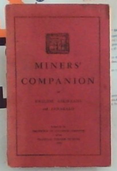 Miners' Companion in English, Afrikaans and Fanakalo