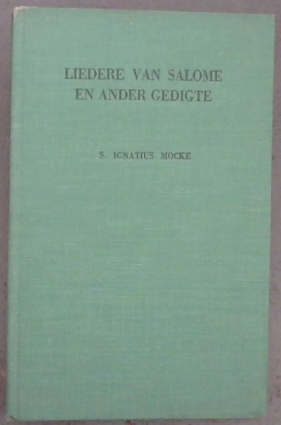 Liedere van Salome en ander Gedigte